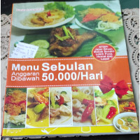 Menu Sebulan Anggaran Dibawah 50.000/Hari